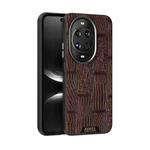 For Huawei nova 14 Ultra ABEEL Ruyi Pattern 6D Micro Relief MagSafe Leather Phone Case(Brown)