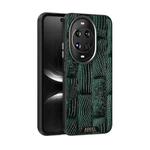 For Huawei nova 14 Ultra ABEEL Ruyi Pattern 6D Micro Relief MagSafe Leather Phone Case(Green)
