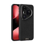 For Huawei Pura 80 Pro 5G / 80 Pro+ 5G ABEEL Ruyi Pattern 6D Micro Relief MagSafe Leather Phone Case(Black)