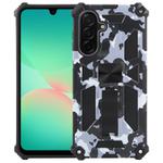 For Samsung Galaxy A26 5G Camouflage Armor Kickstand TPU Hybrid PC Magnetic Phone Case(Grey)