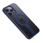 For iPhone 15 Pro Rotating Bar Holder Magnetic MagSafe Phone Case(Blue)
