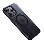 For iPhone 15 Pro Rotating Bar Holder Magnetic MagSafe Phone Case(Black)