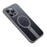 For iPhone 13 Pro Max Rotating Bar Holder Magnetic MagSafe Phone Case(Grey)