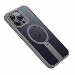 For iPhone 13 Pro Rotating Bar Holder Magnetic MagSafe Phone Case(Grey)
