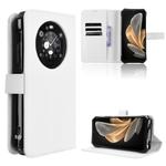 For Fossibot F109 Diamond Texture Leather Phone Case(White)