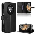 For Fossibot F109 Diamond Texture Leather Phone Case(Black)