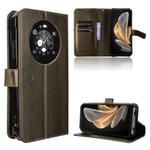 For Fossibot F109 Diamond Texture Leather Phone Case(Brown)