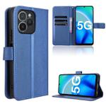 For Fossibot S1 5G Diamond Texture Leather Phone Case(Blue)