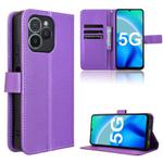For Fossibot S1 5G Diamond Texture Leather Phone Case(Purple)