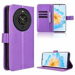 For Fossibot S3 Pro Diamond Texture Leather Phone Case(Purple)