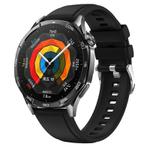 Kalebol 22mm Universal Silicone Watch Strap(Black)