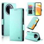For vivo Y39 5G Side Buckle Magnetic Frosted Leather Phone Case(Mint Green)