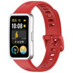 For Huawei Band 10 / 9 / 8 Kalebol Colorful Buckle Silicone Watch Strap(Red)