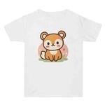 Squirrel Printed Summer Baggy Cotton Short Sleeve T-shirt Print On Your Demand, Size:XXL(White)