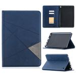 For Amazon Kindle Fire HD8 (2020) Rhombus Texture Horizontal Flip Magnetic Leather Case with Holder & Card Slots(Dark Blue)