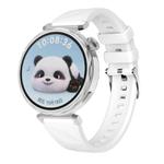 Kalebol 18mm Universal Diamond Embossed Silicone Strap(White)