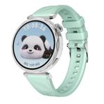 Kalebol 18mm Universal Diamond Embossed Silicone Strap(Grass Green)