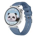 Kalebol 18mm Universal Diamond Embossed Silicone Strap(Topa Blue)