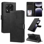 For Redmi Note 14 Pro 5G / 14 Pro+ 3-Card Slots Multifunctional Leather Phone Case(Black)