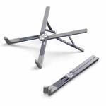 LS-001 Portable Folding Laptop Heightening Heat Dissipation Holder(Grey)