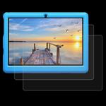 For Anyway Go AYG10061 10.1 2pcs 9H 0.3mm Explosion-proof Tempered Glass Film
