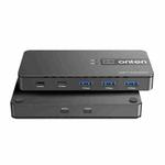 Onten KVM200 USB 3.2 Gen2 Sharing Switch 2 In 4 Out(Black)