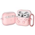 For AirPods 3 Game Console Style Wireless Earphone Silicone Case(Pink)