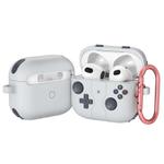 For AirPods 3 Game Console Style Wireless Earphone Silicone Case(Rock Grey)