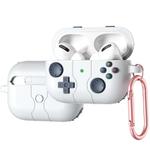 For AirPods Pro Game Console Style Wireless Earphone Silicone Case(Rock Grey)