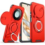 For Honor X60 Sliding Camshield Ring Holder Phone Case(Red)