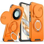 For Honor X60 Sliding Camshield Ring Holder Phone Case(Orange)