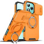 For Honor 400 Lite Global Sliding Camshield Ring Holder Phone Case(Orange)