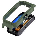 For Huawei Band 10 / 9 / 8 12mm Hollow PC Half Coverage Watch Protective Case(Dark Green)