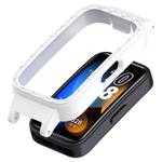 For Huawei Band 10 / 9 / 8 14mm Hollow PC Half Coverage Watch Protective Case(White)