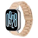 22mm Three-beads Magnetic Steel Watch Band(Rose Gold)