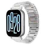 20mm Three-beads Magnetic Steel Watch Band(Silver)