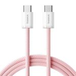 Baseus Smart Series 4 100W Type-C to Type-C Fast Charging Data Cable, Length: 2m(Pink)