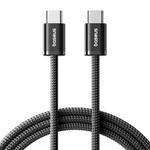 Baseus Smart Series 4 100W Type-C to Type-C Fast Charging Data Cable, Length: 2m(Black)