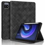 For Xiaomi Pad 6 / 6 Pro Rhombus Embossing Leather Tablet Case(Black)