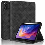 For Xiaomi Redmi Pad 2 Rhombus Embossing Leather Tablet Case(Black)