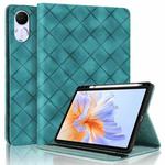 For Honor Pad V9 11.5 Rhombus Embossing Leather Tablet Case(Green)