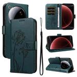For Xiaomi 15 Ultra 5G Global Dandelion Embossed Pattern Flip Leather Phone Case(Blue)