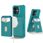 For iPhone 11 2-in-1 Magnetic Wallet MagSafe Leather Back Phone Case(Green)