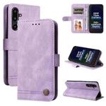 For Samsung Galaxy F16 5G / M16 5G Skin Feel Life Tree Metal Button Leather Phone Case(Purple)