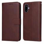 For Samsung Galaxy F06 5G / M06 5G Classic Calf Texture Flip Leather Phone Case(Brown)