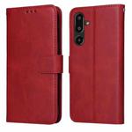 For Samsung Galaxy F16 5G / M16 5G Classic Calf Texture Flip Leather Phone Case(Red)