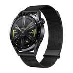 Kalebol 20mm Universal Loop Double Magnetic Buckle Milanese Strap(Black)