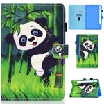 For Samsung Galaxy Tab S7 T870 Colored Drawing Horizontal Flip Leather Case with Holder & Card Slots & Pen Slot & Sleep / Wake-up Function(Hug Bear)