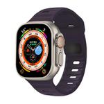 For Apple Watch 46mm / 49mm / 45mm / 44mm Kalebol Sport Silicone Strap(Crimson Cherry)