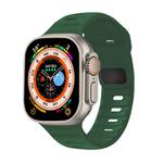 For Apple Watch 46mm / 49mm / 45mm / 44mm Kalebol Sport Silicone Strap(Green)